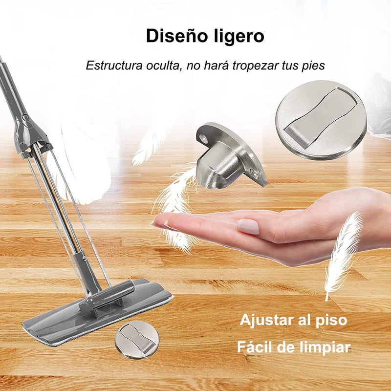ALBERTO Magnetic Door Stopper, Magnetic Floor Lock, Invisible Bracket with Adhesive Invisible Floor Door Stop for Home, Office, Interior Door Stopper(Silver) - Image 3