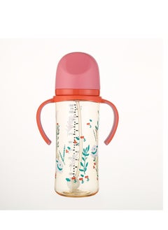 Bluejw Natural Feel Baby Bottle Soft And Squeezy Easy To Clean Dual Anti-Colic Vent Bottle For Baby Infants And Newborn 300ml  - Image 1