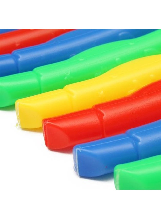 طوق هولا ملون قابل للتعديل - طوق تمارين اللياقة البدنية والجمباز للبالغين والأطفال، وفقدان الوزن، وتقوية عضلات الجذع، وتمارين ممتعة، وسهولة التجميع وتصميم متين - Image 3