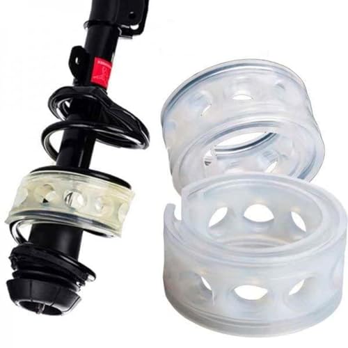 CAREflection 2Pcs Universal Car Shock Absorber Spring Bumper Power Auto Buffers Coil Spring For Increasing Drive Height, Automobile Cushion, Suspension Soft ride Stabilizer -5 Years Warranty ( E Type) - Image 1