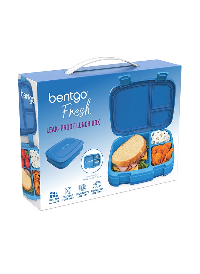 Bentgo - Fresh 3 Compartment Lunch Box Blue - Image 1