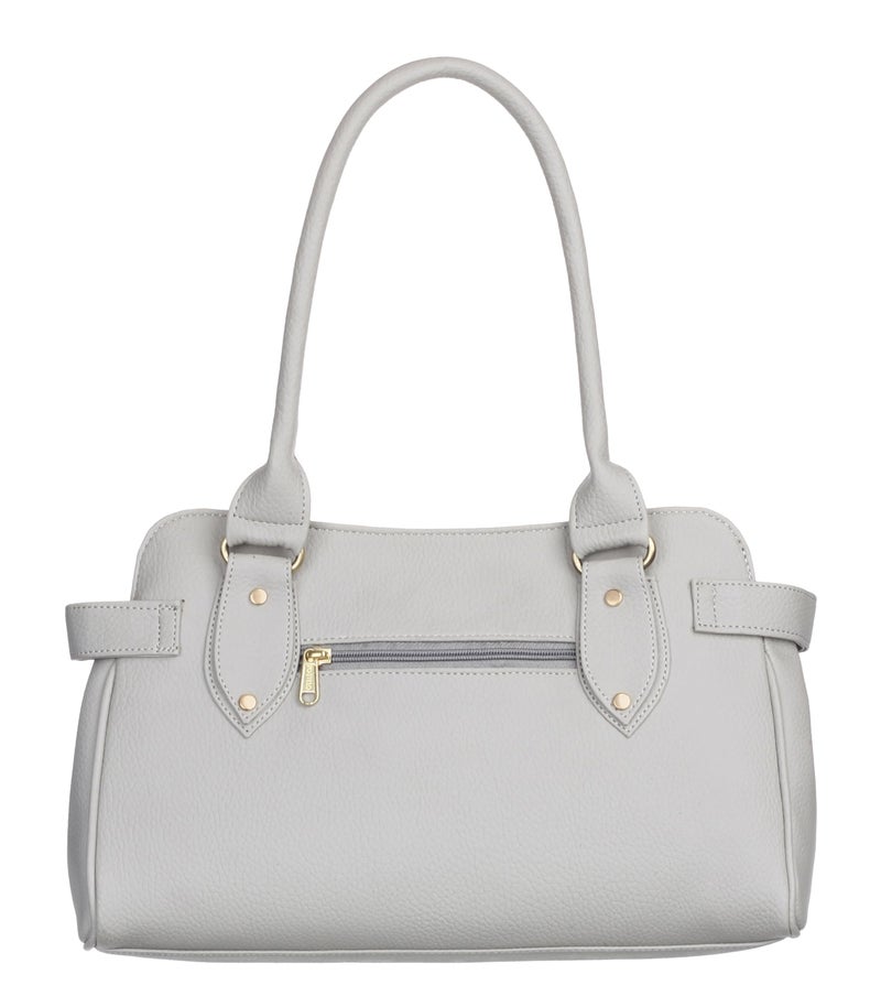 Fostelo Women's Jessy Stylish Satchel Tote Handbag for Women | Ladies Purse | Stylish Shoulder Bag | Gift For Women | Grey - Image 4