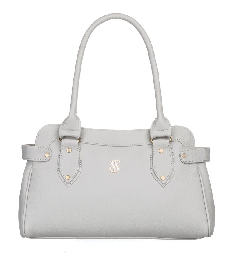 Fostelo Women's Jessy Stylish Satchel Tote Handbag for Women | Ladies Purse | Stylish Shoulder Bag | Gift For Women | Grey - Image 2