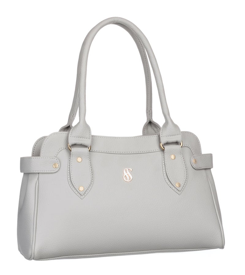 Fostelo Women's Jessy Stylish Satchel Tote Handbag for Women | Ladies Purse | Stylish Shoulder Bag | Gift For Women | Grey - Image 1