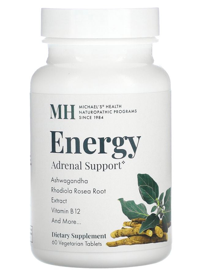 Michael's Naturopathic Energy Adrenal Support 60 Vegetarian Tablets