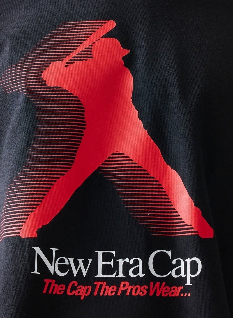 NEW ERA Graphic Logo Oversized T-Shirt - Image 4