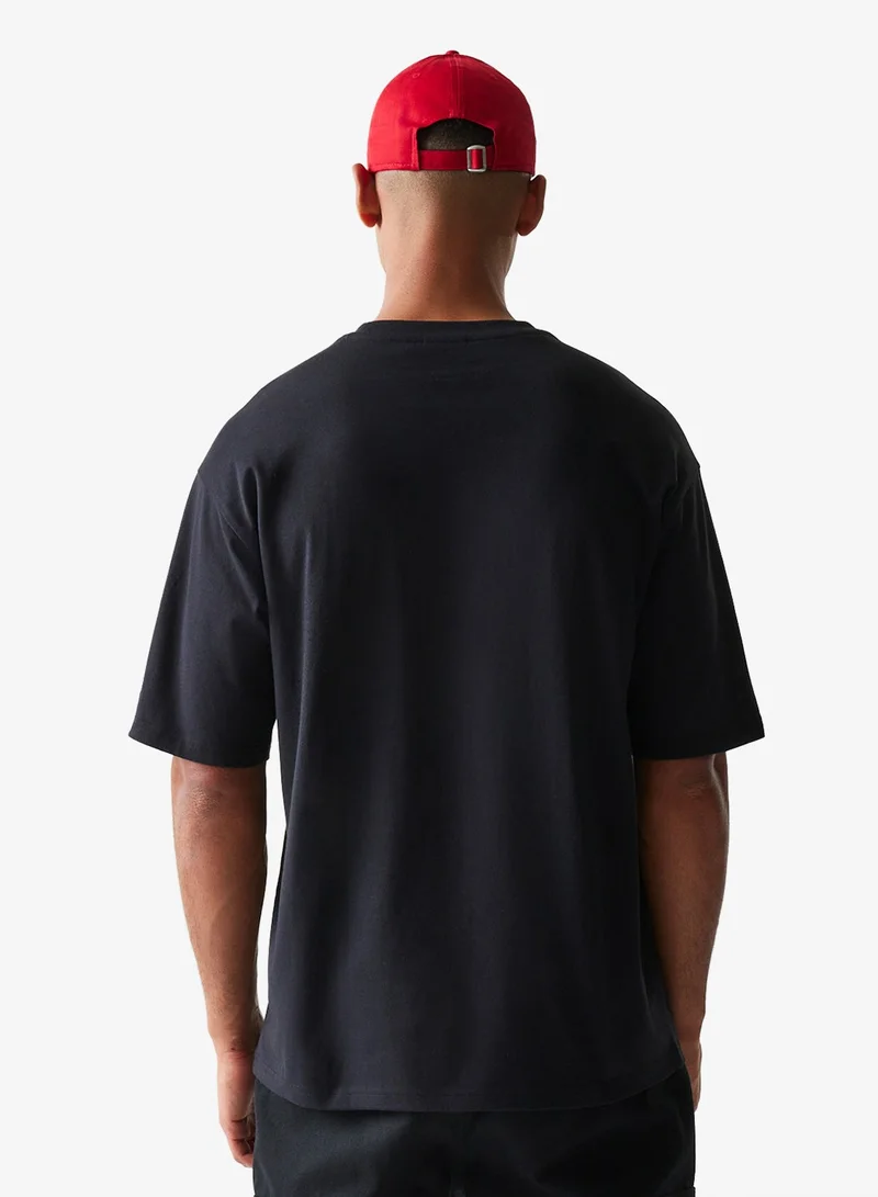NEW ERA  Graphic Logo Oversized T-Shirt  | Best Price UAE