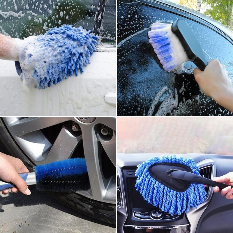 Outigu Professional Car Cleaning Kit - 17PCS Exterior and Interior Washing Products - Image 3