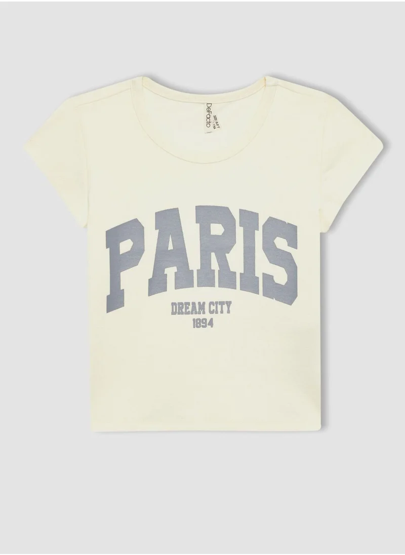 ديفاكتو Slim Fit Short Sleeve T-Shirt