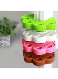 Safe-O-Kid Pack Of 2 Fit All Sleek Design Strong Silicone Door Stopperpink  - Image 3