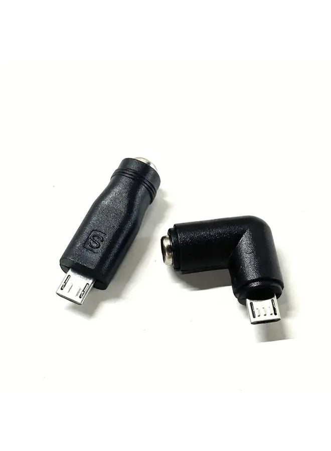 Straight DC 5 5x2 1mm Female To Micro USB Male Power Adapter Converter - Image 3