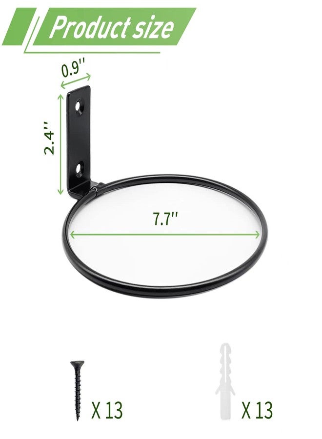 مجموعة من 6 قطع من حوامل أواني الزهور الجدارية من Greemov، مقاس 8 بوصات، حلقات تعليق النباتات، خطافات معدنية لأواني الزهور، حامل جداري شديد التحمل للاستخدام الداخلي والخارجي - Image 2
