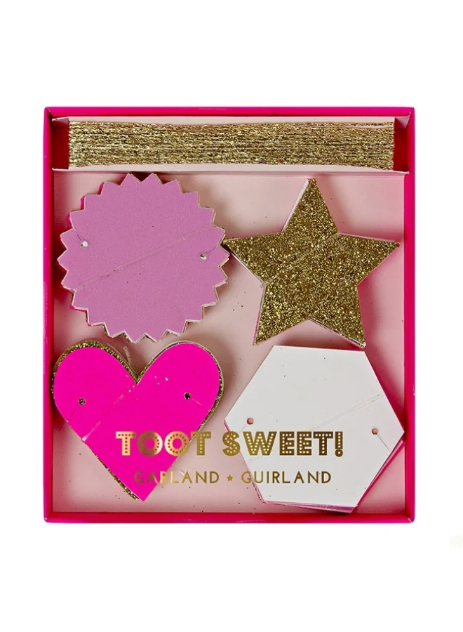 Meri Meri Toot Sweet Pink Mini Garland