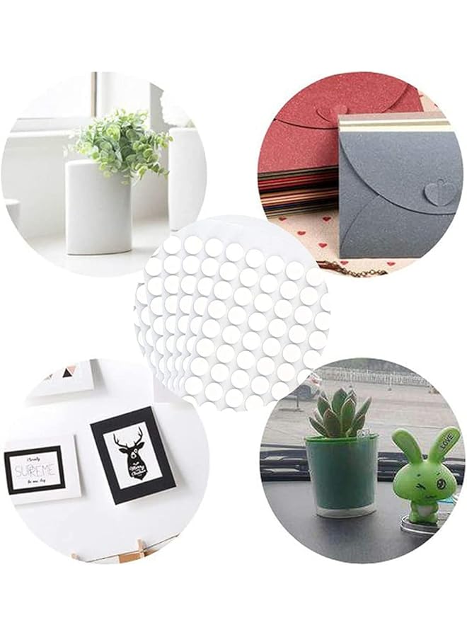 erorex 10 Sheet Foam Round Dots Double Sided Adhesive 3D Craft Foam Tape 1000 Pieces Adhesive Tape Waterproof Foam Tape For Indoor And Out Wall Door Car Home Decoration 0.39 Inch 10 Mm - Image 3