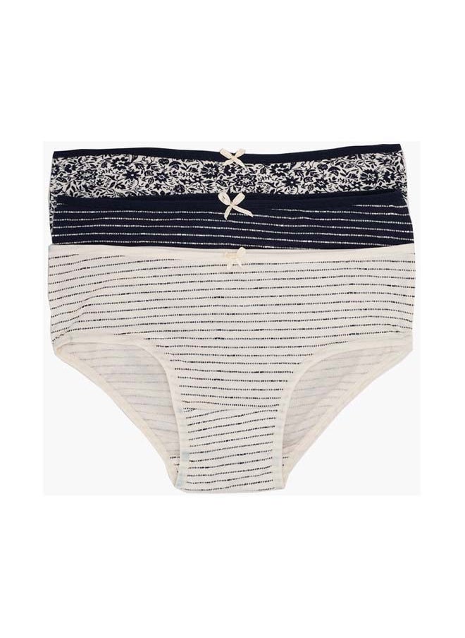 Carina - Pack of 3 Colored Brief Panties - Image 1
