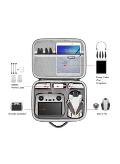 KASTWAVE Fit for Mini 3 Pro Carrying Case Only Case Portable Travel Bag for DJI Mini 3 Drone Accessories (Mini 3 Pro RC )  - Image 3