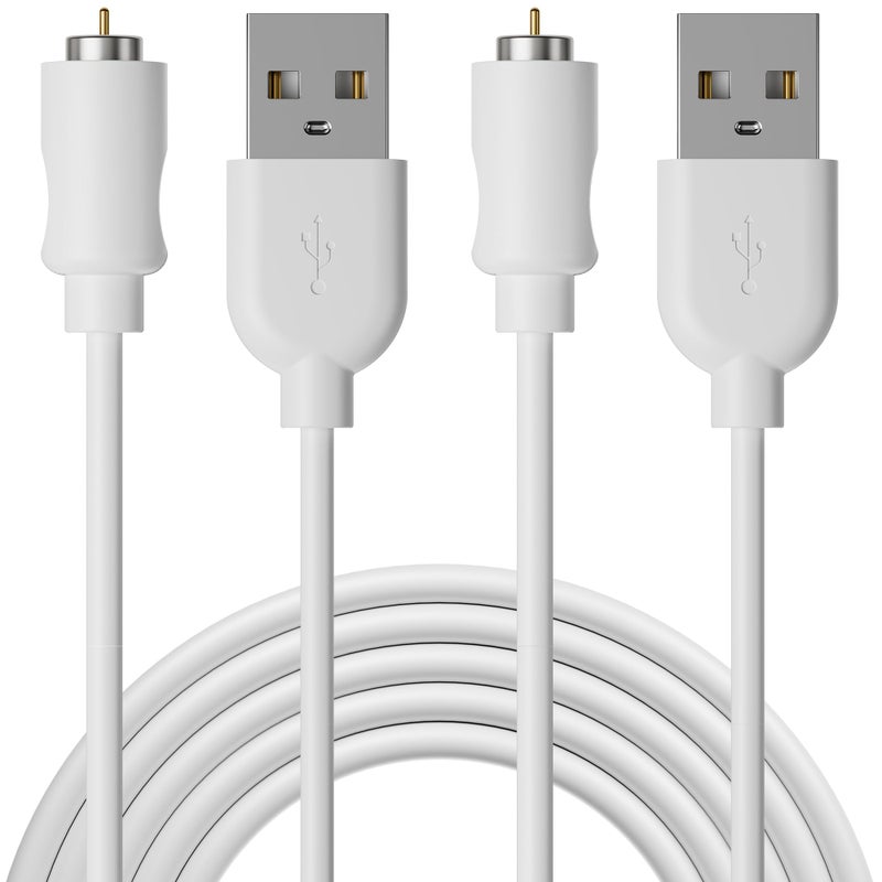 Mailink Magnetic Charging Cables, Replacement USB DC Charger Cable, USB Adapter Charging Cord for Compatible Devices (2) - Image 1