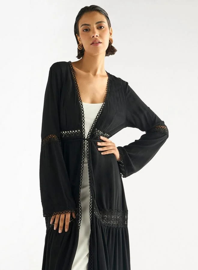 Splash FAV Lace Trimmed Dress