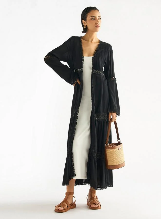 Splash FAV Lace Trimmed Dress