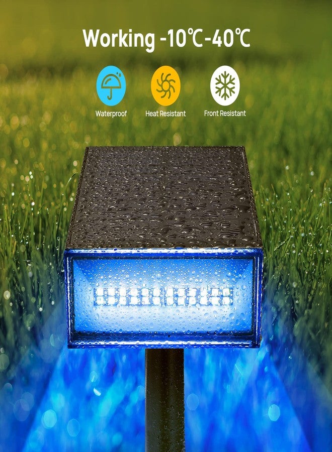 Consciot Solar Spotlight Outdoor Waterproof, Multicolored Solar Outdoor Lights, IP65 Waterproof Solar Spot Light for Yard Chritmas Garden Tree,2 Pack - Image 5