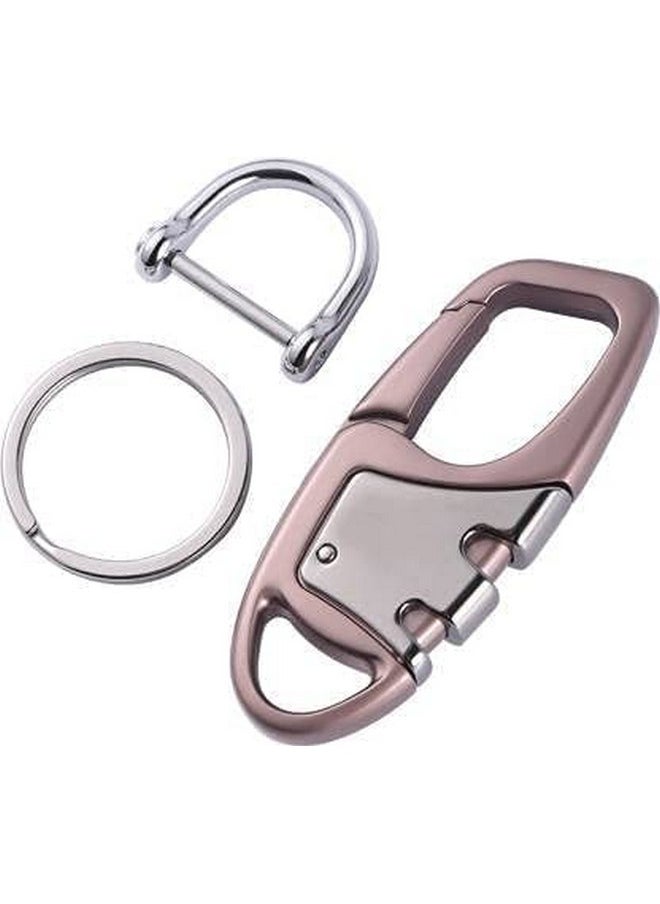 TechPro Techpro Antique Hook Locking Silver Metal Key Ring Key Chain for Gift Boys Girls & Friends  - Image 1