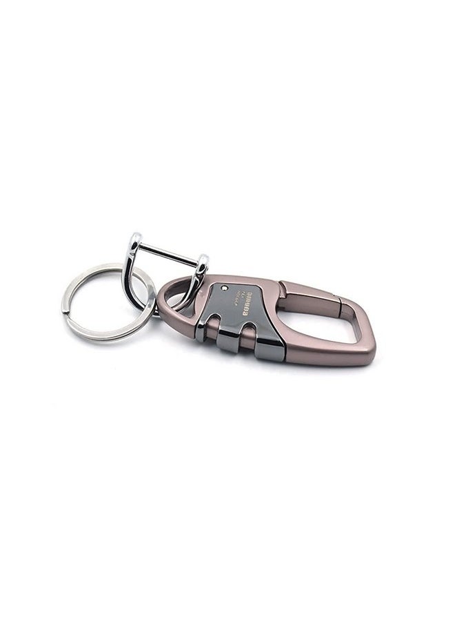 TechPro Techpro Antique Hook Locking Silver Metal Key Ring Key Chain for Gift Boys Girls & Friends  - Image 5