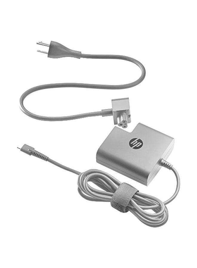 Charging Adapter For HP 1HE08AA Grey