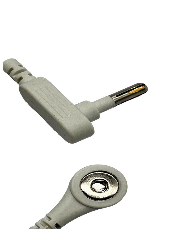 Generic Grounding pad with conversion plug and wire, anti-static wire, British standard conversion plug white  - Image 3