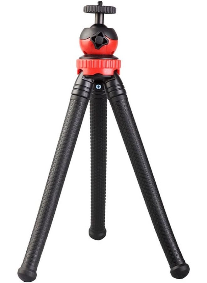 Mini Flexible Octopus Tripod with 360 Degree Rotating Ball Head for GoPro Hero 6 5 4 3 Plus 3 Yi Action Camera, Canon Nikon Sony DSLR Camera, iPhone X 8 7  - Image 2