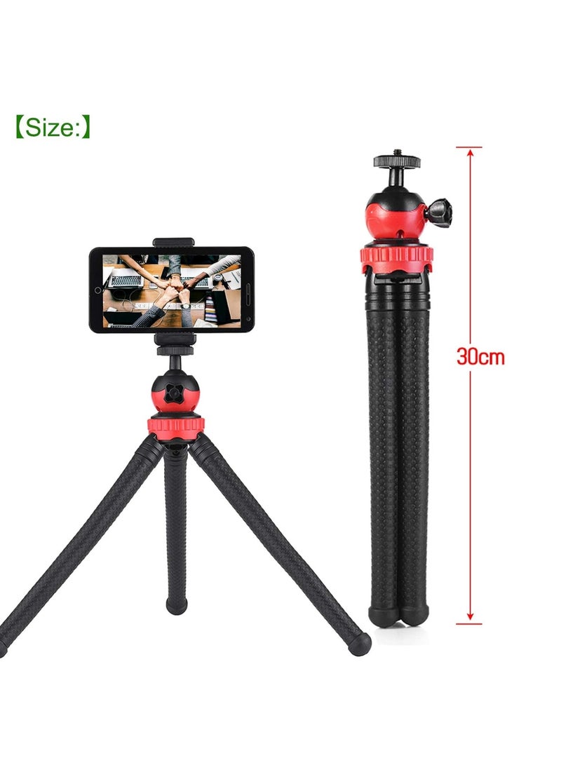 Mini Flexible Octopus Tripod with 360 Degree Rotating Ball Head for GoPro Hero 6 5 4 3 Plus 3 Yi Action Camera, Canon Nikon Sony DSLR Camera, iPhone X 8 7  - Image 5