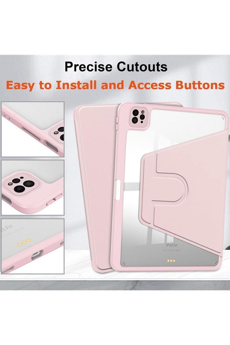 LEDIN Rotating Case for iPad Pro 12.9-Inch (2018), with Pencil Holder,360 Degree Rotation Protective Stand Slim Cover Clear Back, Auto Wake/Sleep (iPad Pro 12.9) - Image 5