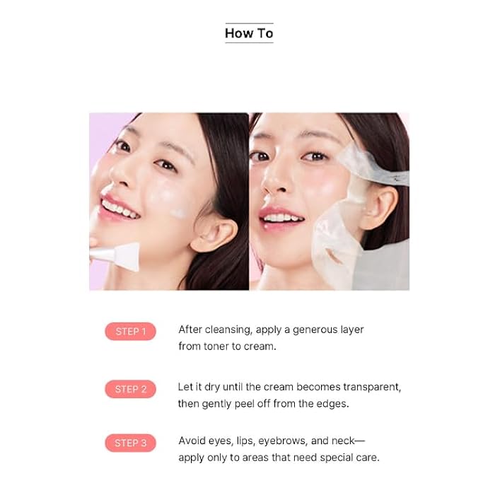ABEREDE Collagen 70 PDRN Glow Mask 2.82 fl.oz, Korean Peel-Off Mask for Firming, Glass Skin, Glutathione, Cica PDRN, Slow-Aging, Hydrating, Vegan K-Beauty Skin Care - Image 5