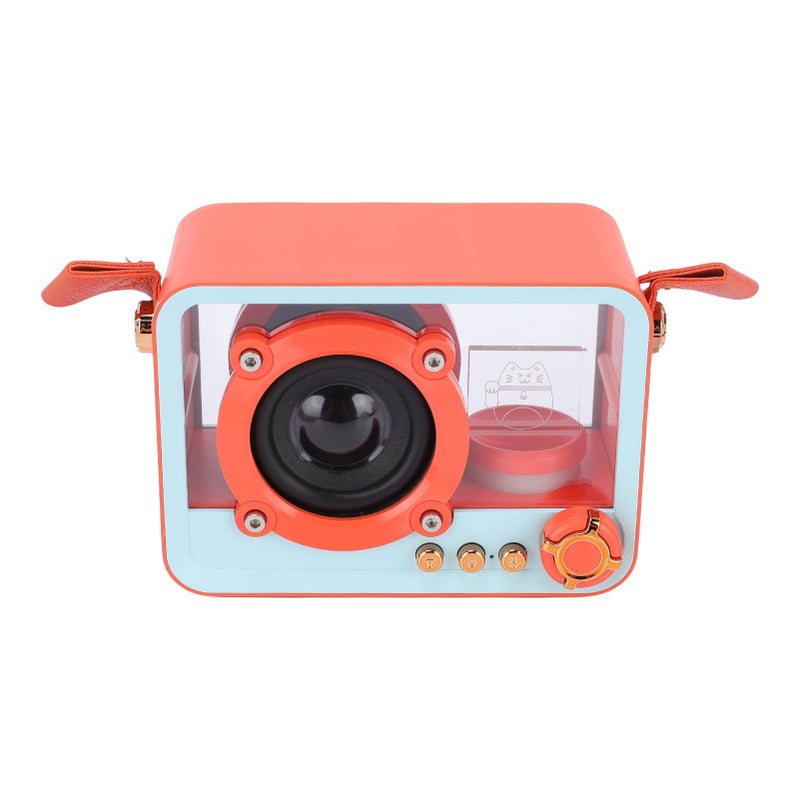 Orange Portable Karaoke Machine with Dual Wireless Microphones BT 5 3 for Home Party Outdoor Camping Travel - Image 5