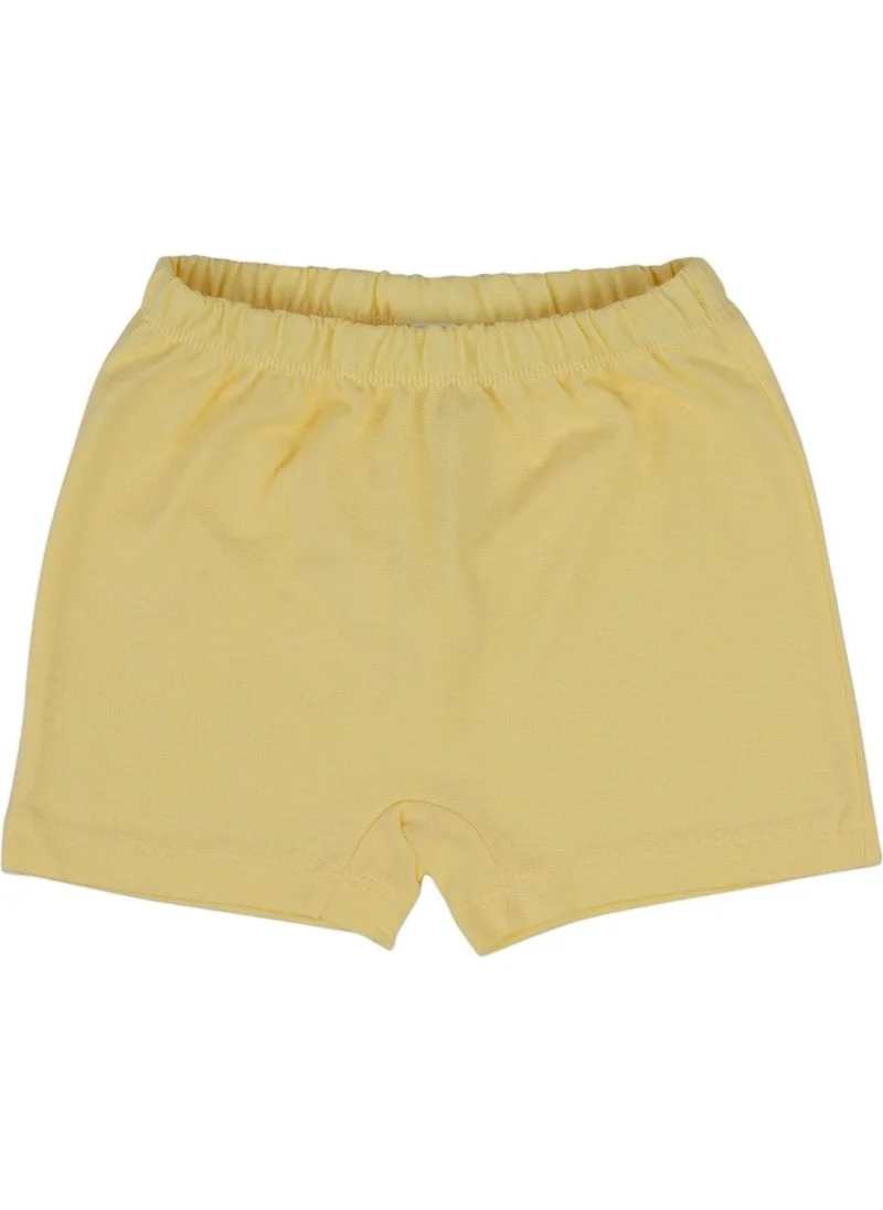 جرموري Logo Detailed Elastic Waist Shorts