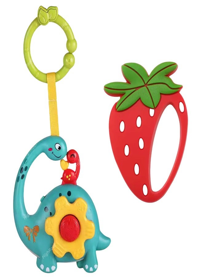 HighRoof Rattles for Kids Rattle for Babies, Baby Rattles for 6 to 12 Month, Sound Toys for Babies, Early Development Toys for Infants [Teether & Cradle Rattle] - Image 1