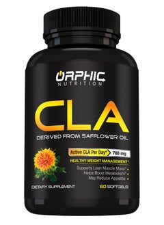Cla Safflower Oil Supplement Made With Safflower Oil 780Mg Nonstimulant Conjugated Linoleic Acid For Men & Women* To Support Weight Loss Efforts And Metabolism* 60 Softgels