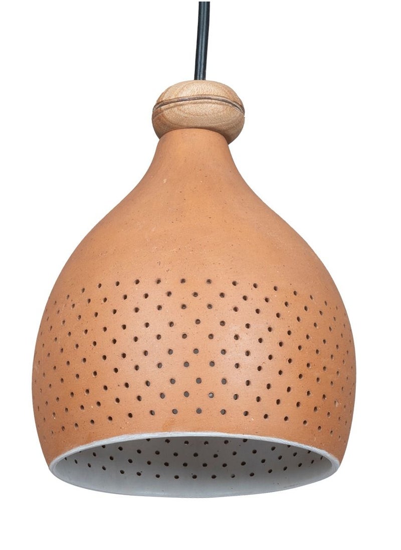 N & H Handcrafted Terracotta Coco M1 Ceiling Light  - Image 2