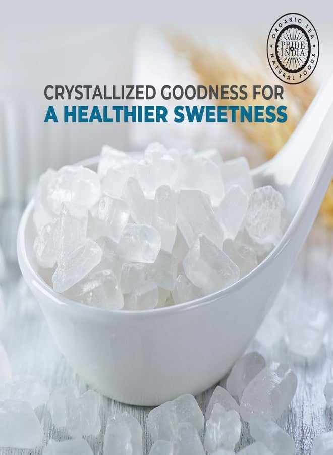 Pride Of India - PACK of 6 - Natural Crystal Rock Sugar Whole- 3.1 oz (88 gm) Dual Sifter Jar, Authentic Indian Sugar Crystals, Used to Sweeten Milk - Image 2