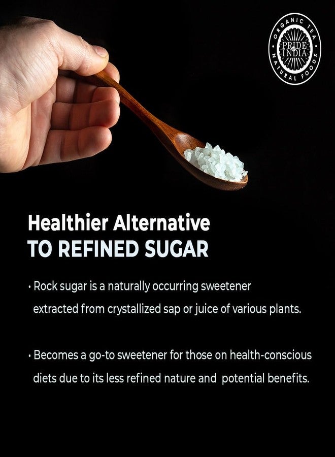 Pride Of India - PACK of 6 - Natural Crystal Rock Sugar Whole- 3.1 oz (88 gm) Dual Sifter Jar, Authentic Indian Sugar Crystals, Used to Sweeten Milk - Image 5