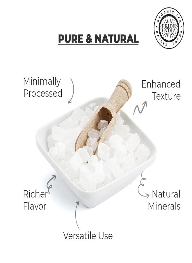 Pride Of India - PACK of 6 - Natural Crystal Rock Sugar Whole- 3.1 oz (88 gm) Dual Sifter Jar, Authentic Indian Sugar Crystals, Used to Sweeten Milk - Image 3