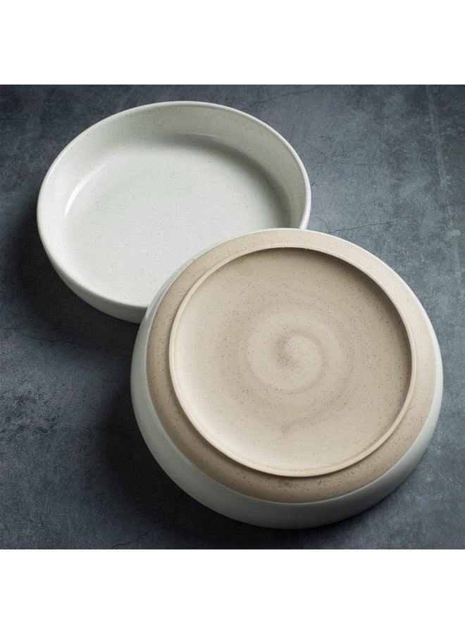 العلامة التجارية: فاميوير مجموعة أوعية ميلكي واي من فاميوير، 33 أونصة، مجموعة من 4 أوعية معكرونة، أوعية سلطة مثالية لصديقك في حفلات الانتقال إلى منزل جديد، وعيد الشكر، وعيد الميلاد، باللون الأبيض - Image 5