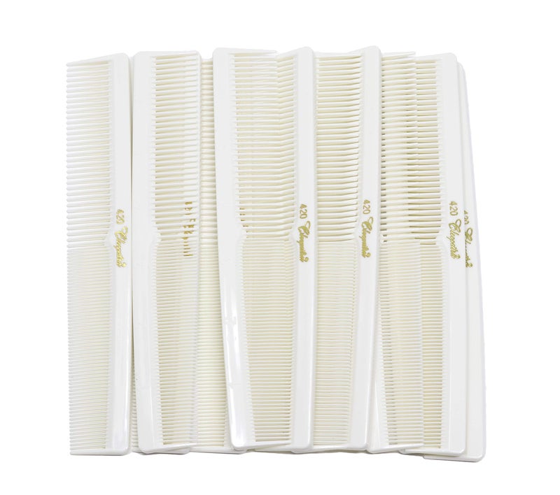 Krest Cleopatra 420. 7 Inch Hair Cutting Combs. Barberâ€™s & Hairstylist Combs. 1 Dz.