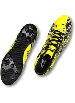 Nivia Storm Football Shoes | 9 UK/ 10 US / 43 EU | PVC Synthetic Leather | TPU sole | Lace-Fastening | Padded Footbed  - Image 4