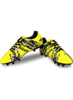 Nivia Storm Football Shoes | 9 UK/ 10 US / 43 EU | PVC Synthetic Leather | TPU sole | Lace-Fastening | Padded Footbed  - Image 2