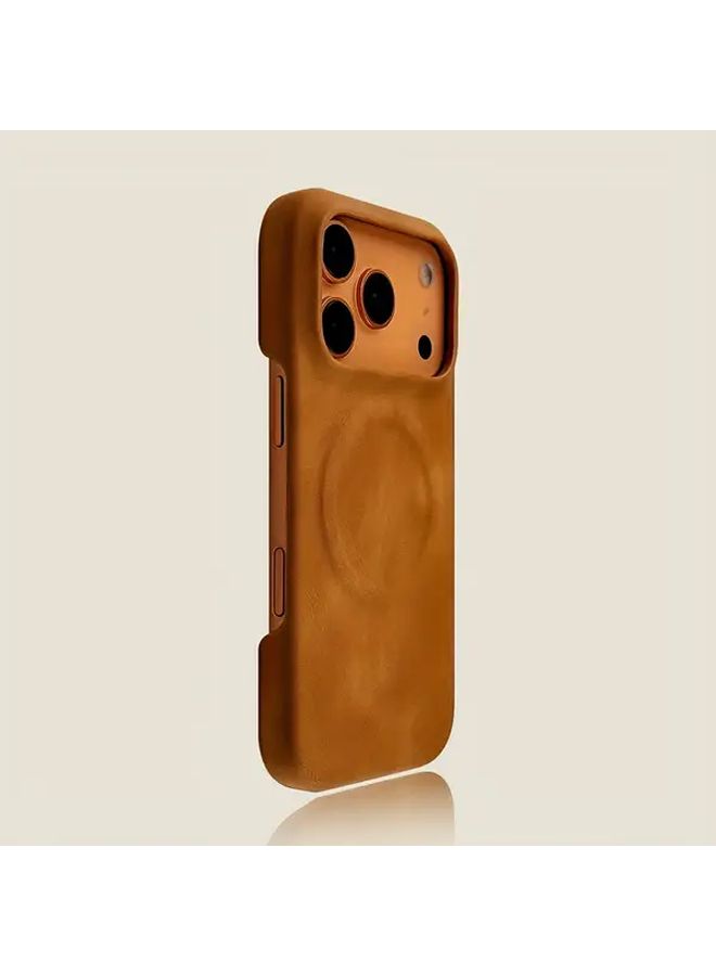 Magnetic Wireless Charging Case For iPhone 17 Pro Black Matte Light Beige Shockproof - Image 2