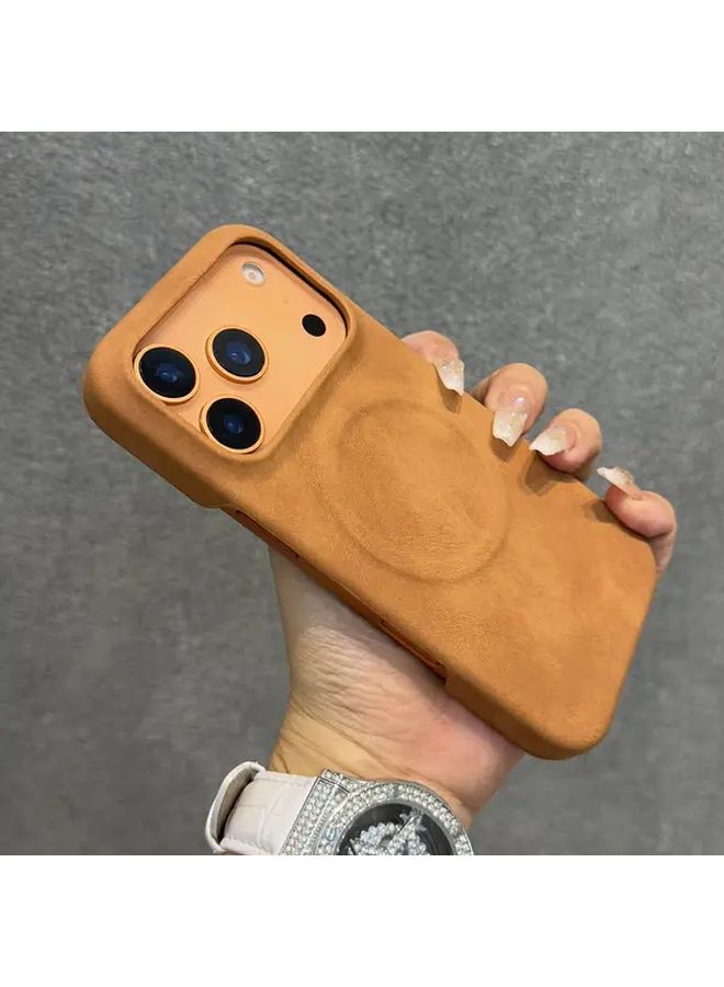 Magnetic Wireless Charging Case For iPhone 17 Pro Black Matte Light Beige Shockproof - Image 4