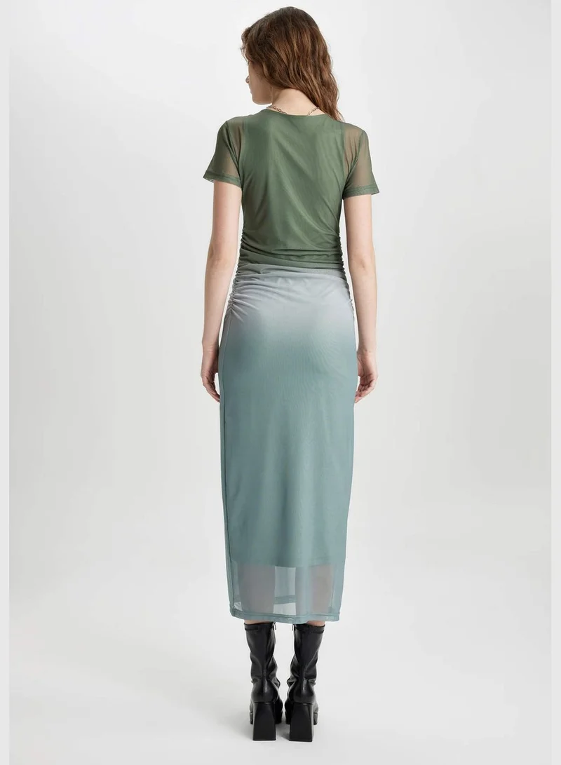 DeFacto Mesh Overlay Dress