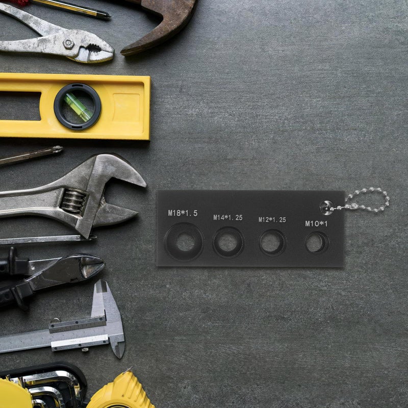 Spark Plug Gap Adjustment Gauge Tool For 10mm 12mm 14mm 18mm Engine Repair Black - Image 4