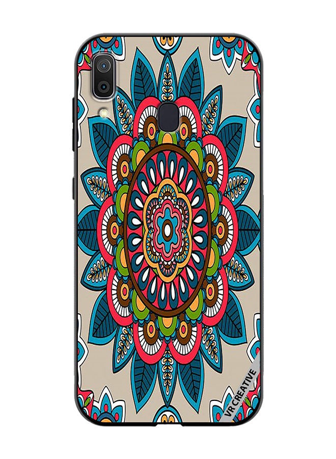 VR CREATIVE Protective Case Cover For Samsung Galaxy A30 Indian Mandala Design Multicolour - Image 1