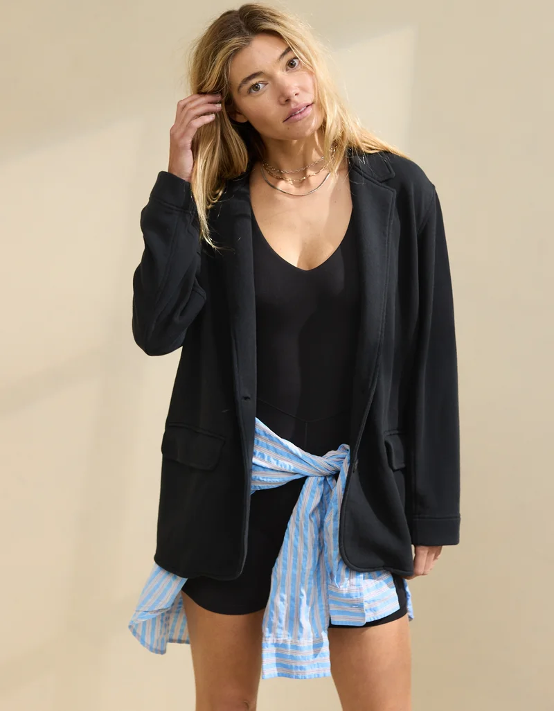 Aerie Essential Fleece Blazer